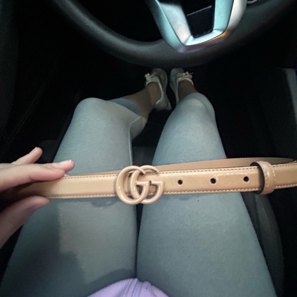 Beige Gucci belt. Size 95 (American size 10). - Picture 8 of 10